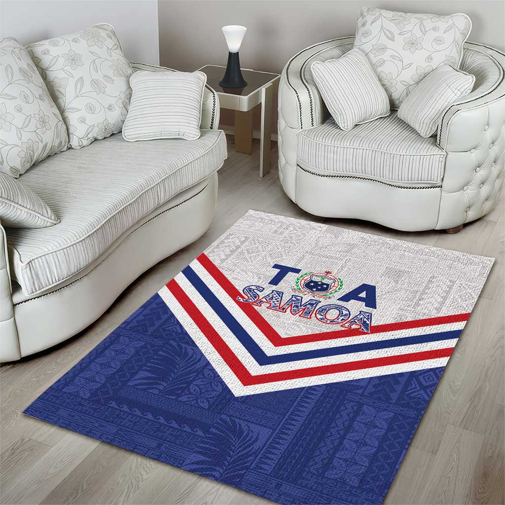 Toa Samoa Rugby Area Rug 1992-1993 Special Edition LT01 - Polynesian Pride