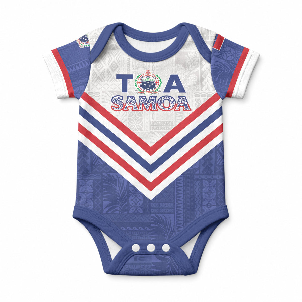 Custom Toa Samoa Rugby Baby Onesie 1992-1993 Special Edition