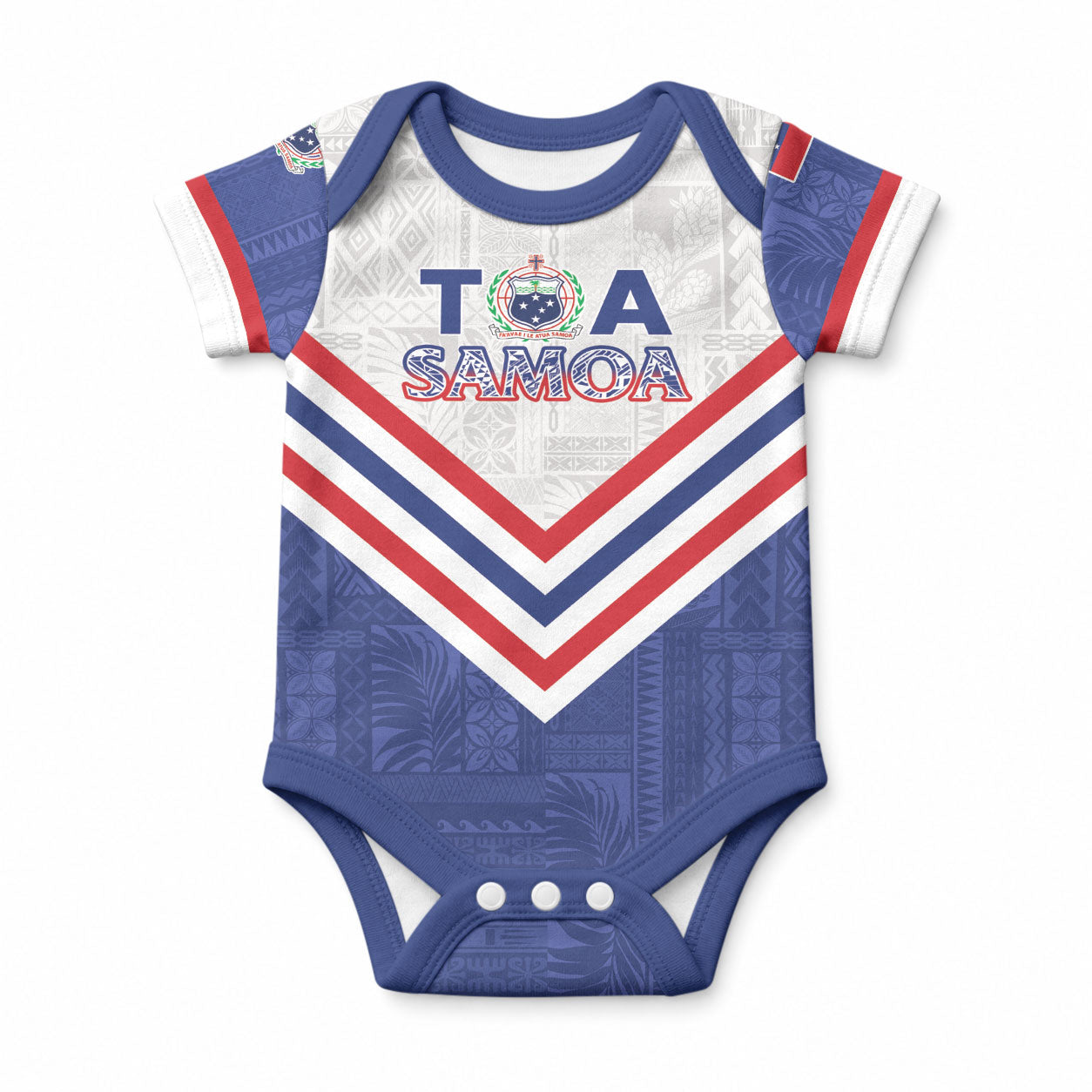 Custom Toa Samoa Rugby Baby Onesie 1992-1993 Special Edition