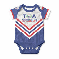Custom Toa Samoa Rugby Baby Onesie 1992-1993 Special Edition