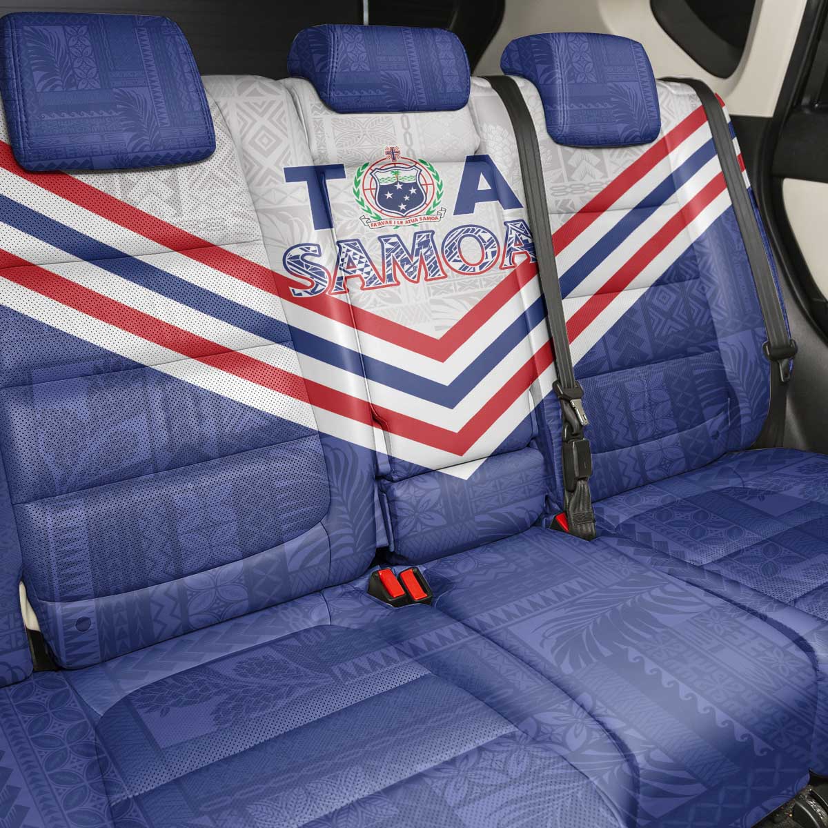 Toa Samoa Rugby Back Car Seat Cover 1992-1993 Special Edition LT01 - Polynesian Pride