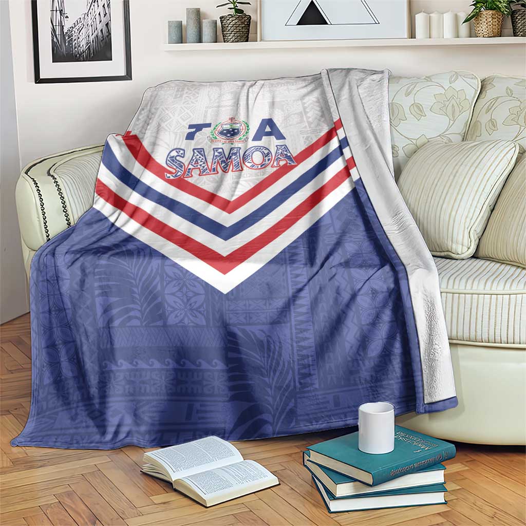 Toa Samoa Rugby Blanket 1992-1993 Special Edition LT01 Blue - Polynesian Pride