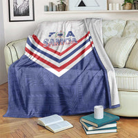 Toa Samoa Rugby Blanket 1992-1993 Special Edition LT01 Blue - Polynesian Pride