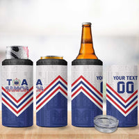Custom Toa Samoa Rugby 4 in 1 Can Cooler Tumbler 1992-1993 Special Edition - Polynesian Pride
