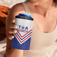 Custom Toa Samoa Rugby 4 in 1 Can Cooler Tumbler 1992-1993 Special Edition - Polynesian Pride