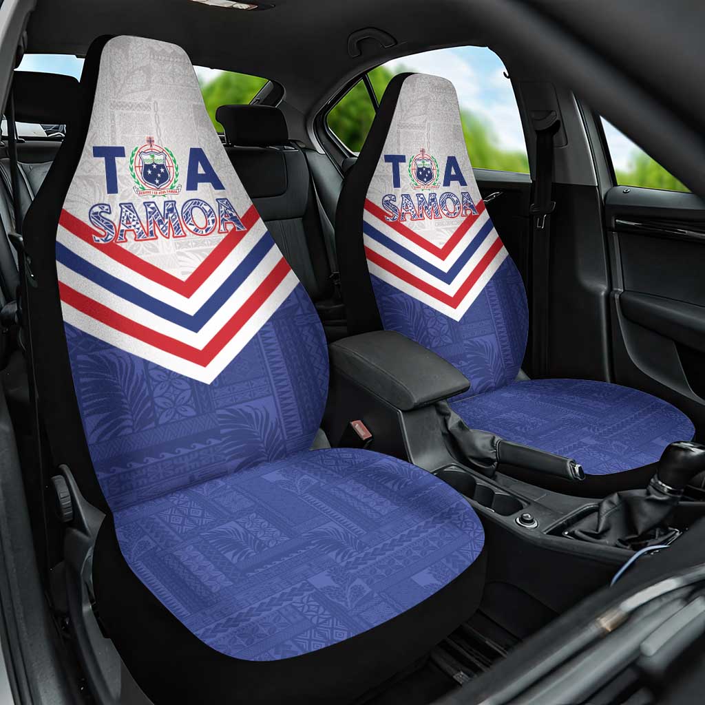 Toa Samoa Rugby Car Seat Cover 1992-1993 Special Edition LT01 One Size Blue - Polynesian Pride