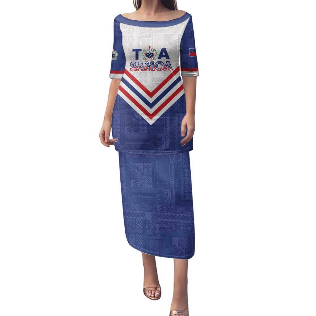 Custom Toa Samoa Rugby Family Matching Puletasi and Hawaiian Shirt 1992-1993 Special Edition - Polynesian Pride