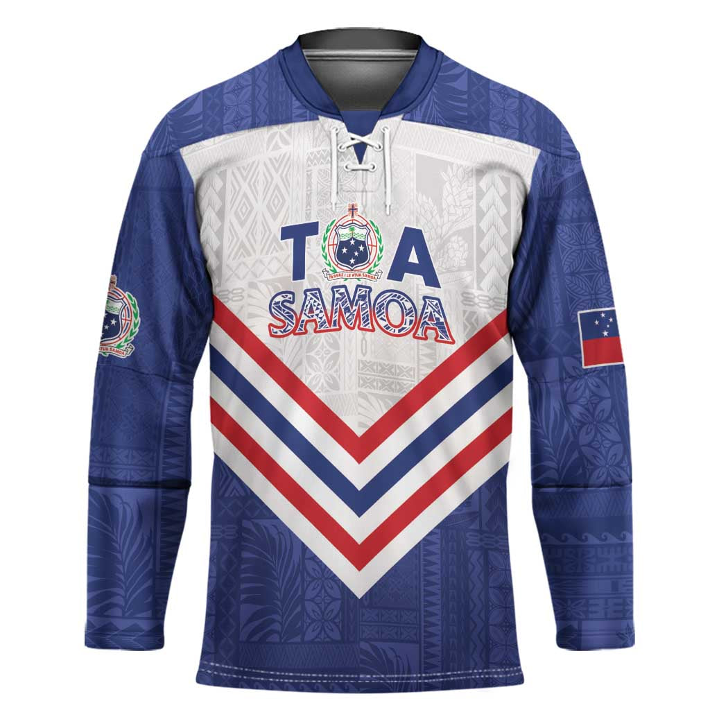 Custom Toa Samoa Rugby Hockey Jersey 1992-1993 Special Edition LT01 Unisex Blue - Polynesian Pride