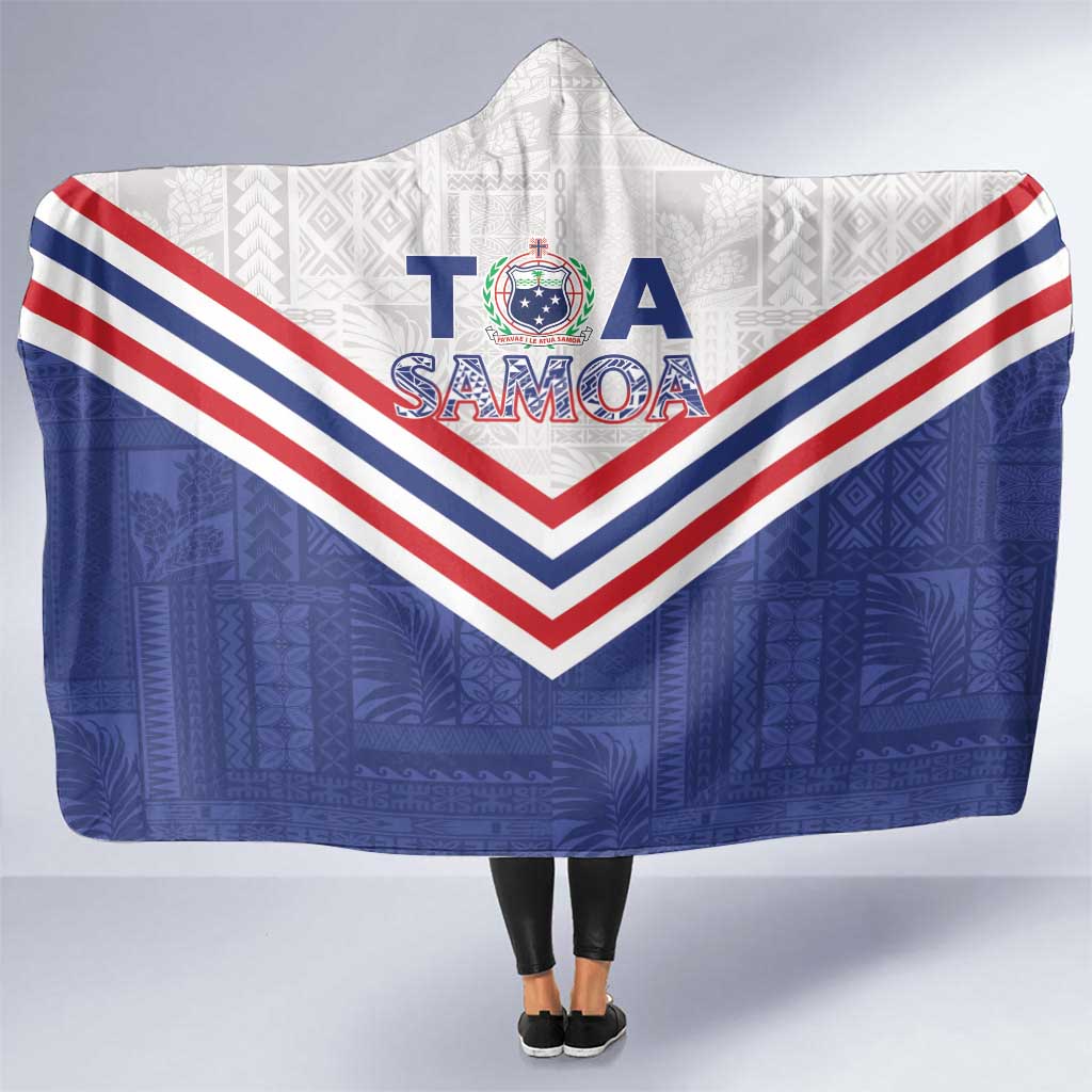 Toa Samoa Rugby Hooded Blanket 1992-1993 Special Edition LT01 One Size Blue - Polynesian Pride