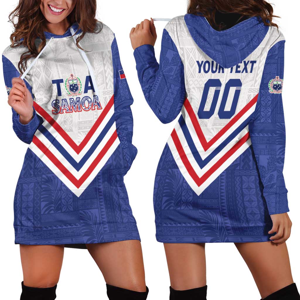 Custom Toa Samoa Rugby Hoodie Dress 1992-1993 Special Edition - Polynesian Pride