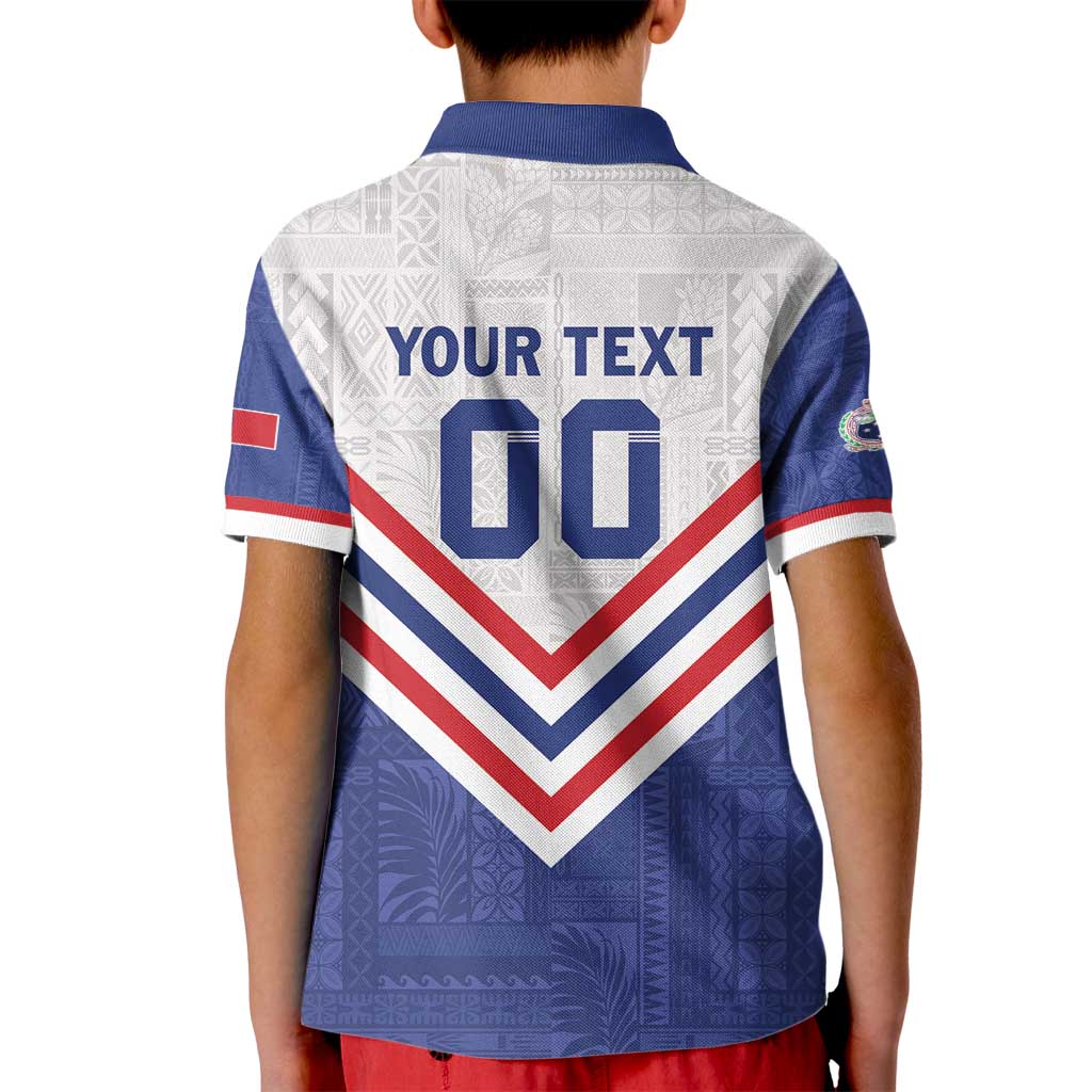 Custom Toa Samoa Rugby Kid Polo Shirt 1992-1993 Special Edition LT01 - Polynesian Pride