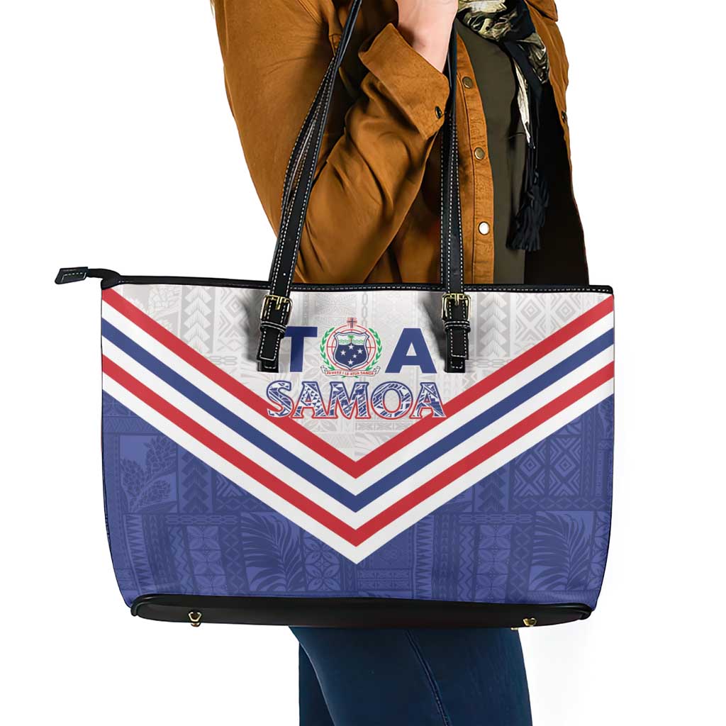 Toa Samoa Rugby Leather Tote Bag 1992-1993 Special Edition LT01 - Polynesian Pride