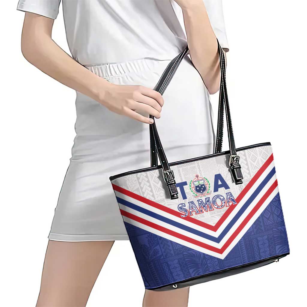 Toa Samoa Rugby Leather Tote Bag 1992-1993 Special Edition LT01 - Polynesian Pride