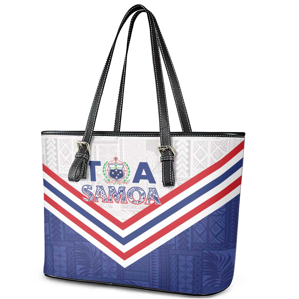 Toa Samoa Rugby Leather Tote Bag 1992-1993 Special Edition LT01 - Polynesian Pride