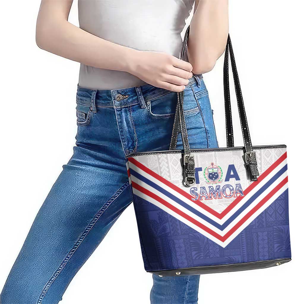 Toa Samoa Rugby Leather Tote Bag 1992-1993 Special Edition LT01 - Polynesian Pride