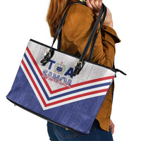 Toa Samoa Rugby Leather Tote Bag 1992-1993 Special Edition LT01 - Polynesian Pride