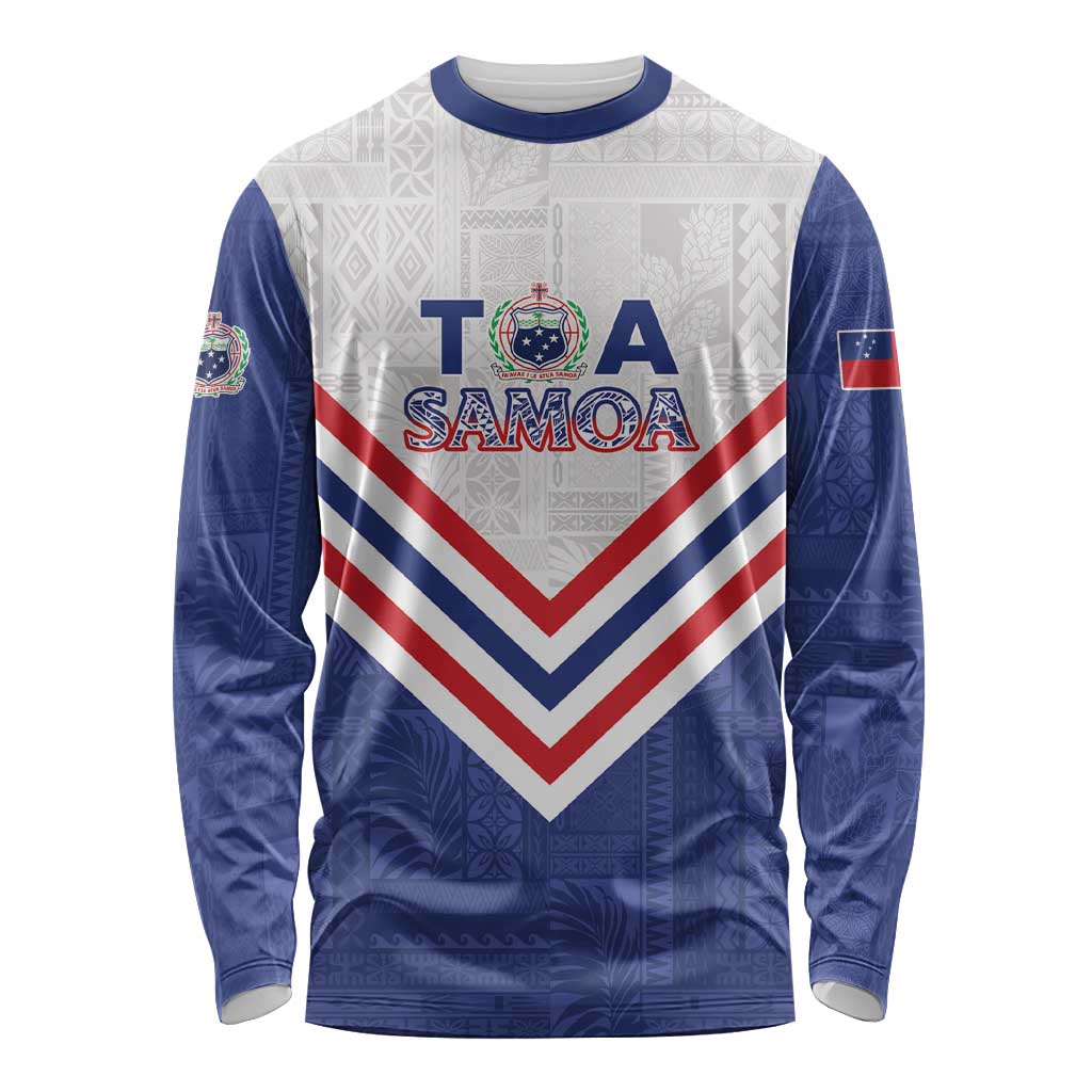 Custom Toa Samoa Rugby Long Sleeve Shirt 1992-1993 Special Edition - Polynesian Pride