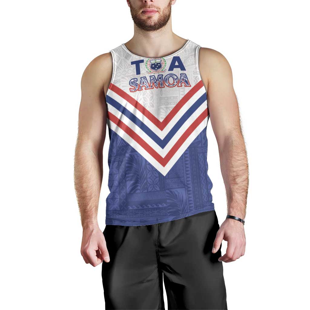 Custom Toa Samoa Rugby Men Tank Top 1992-1993 Special Edition - Polynesian Pride