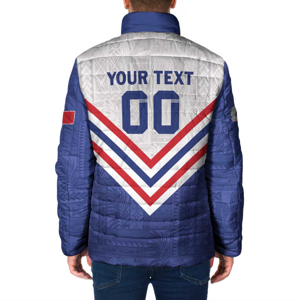 Custom Toa Samoa Rugby Padded Jacket 1992-1993 Special Edition - Polynesian Pride