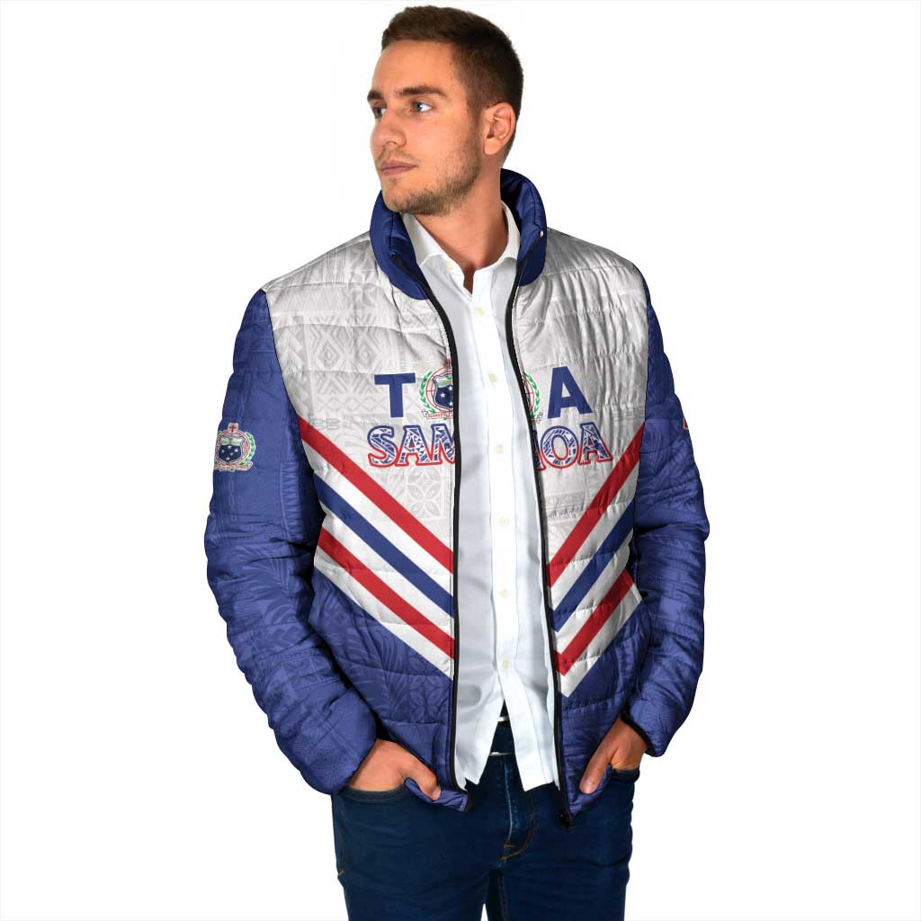 Custom Toa Samoa Rugby Padded Jacket 1992-1993 Special Edition - Polynesian Pride