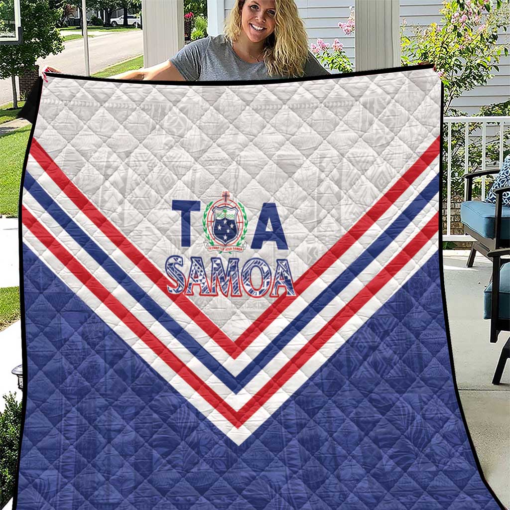 Toa Samoa Rugby Quilt 1992-1993 Special Edition LT01 Blue - Polynesian Pride