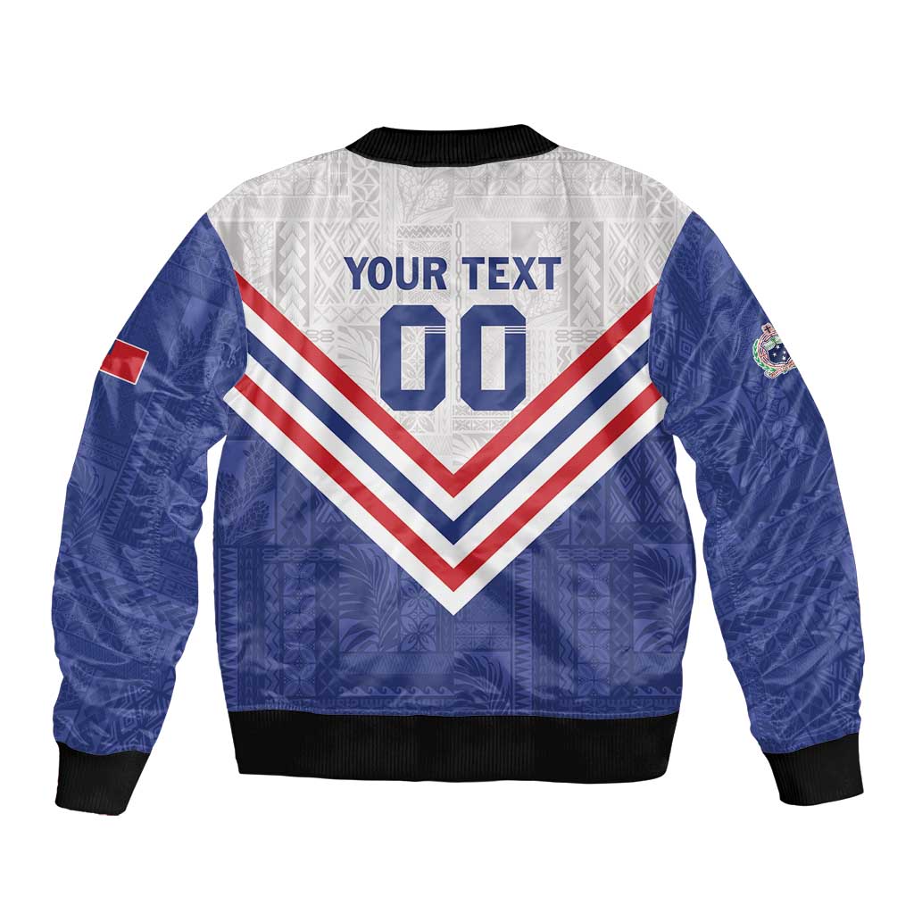Custom Toa Samoa Rugby Sleeve Zip Bomber Jacket 1992-1993 Special Edition LT01 - Polynesian Pride