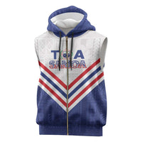 Custom Toa Samoa Rugby Sleeveless Zip Hoodie 1992-1993 Special Edition - Polynesian Pride