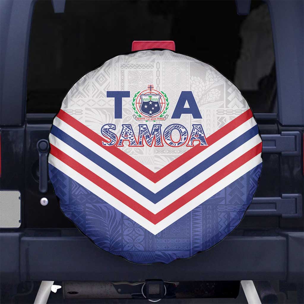 Toa Samoa Rugby Spare Tire Cover 1992-1993 Special Edition LT01 No hole Blue - Polynesian Pride