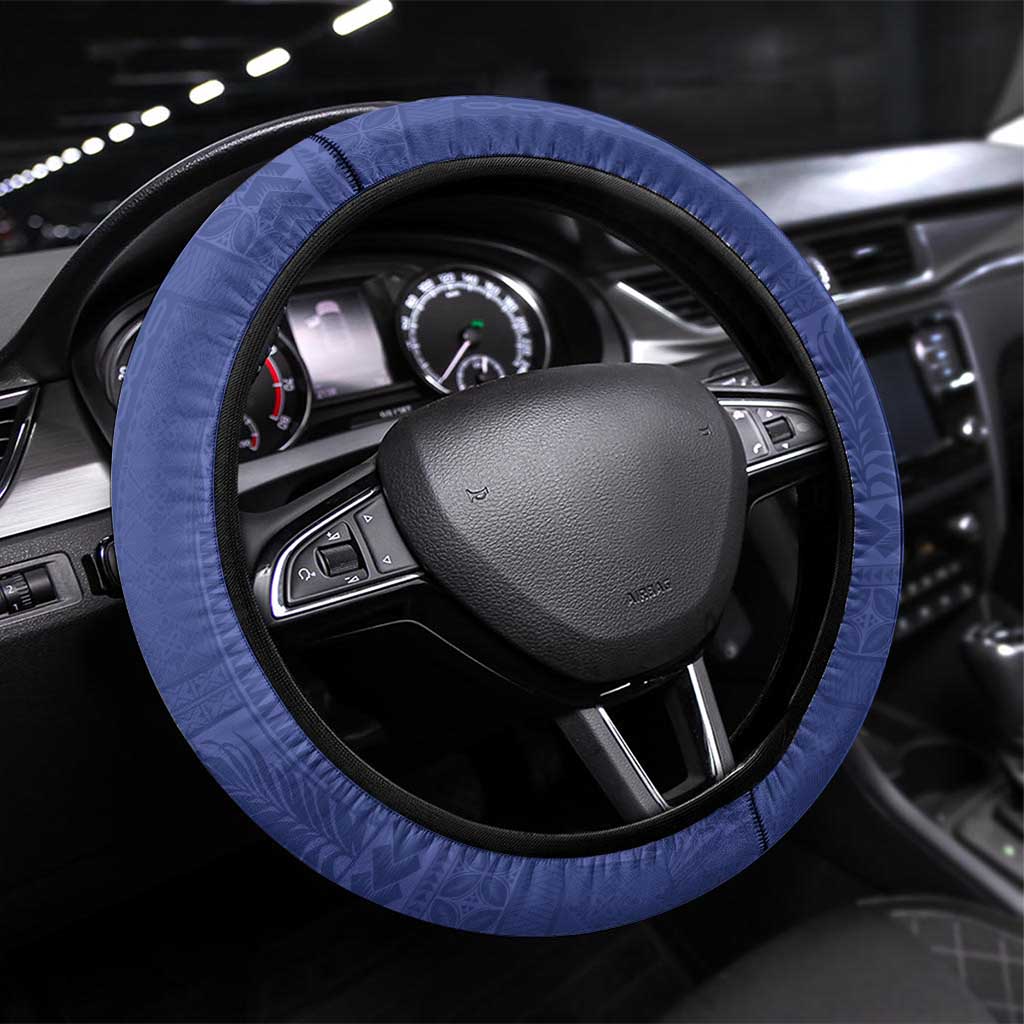 Toa Samoa Rugby Steering Wheel Cover 1992-1993 Special Edition LT01 Universal Fit Blue - Polynesian Pride