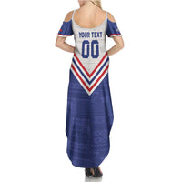 Custom Toa Samoa Rugby Summer Maxi Dress 1992-1993 Special Edition LT01 - Polynesian Pride