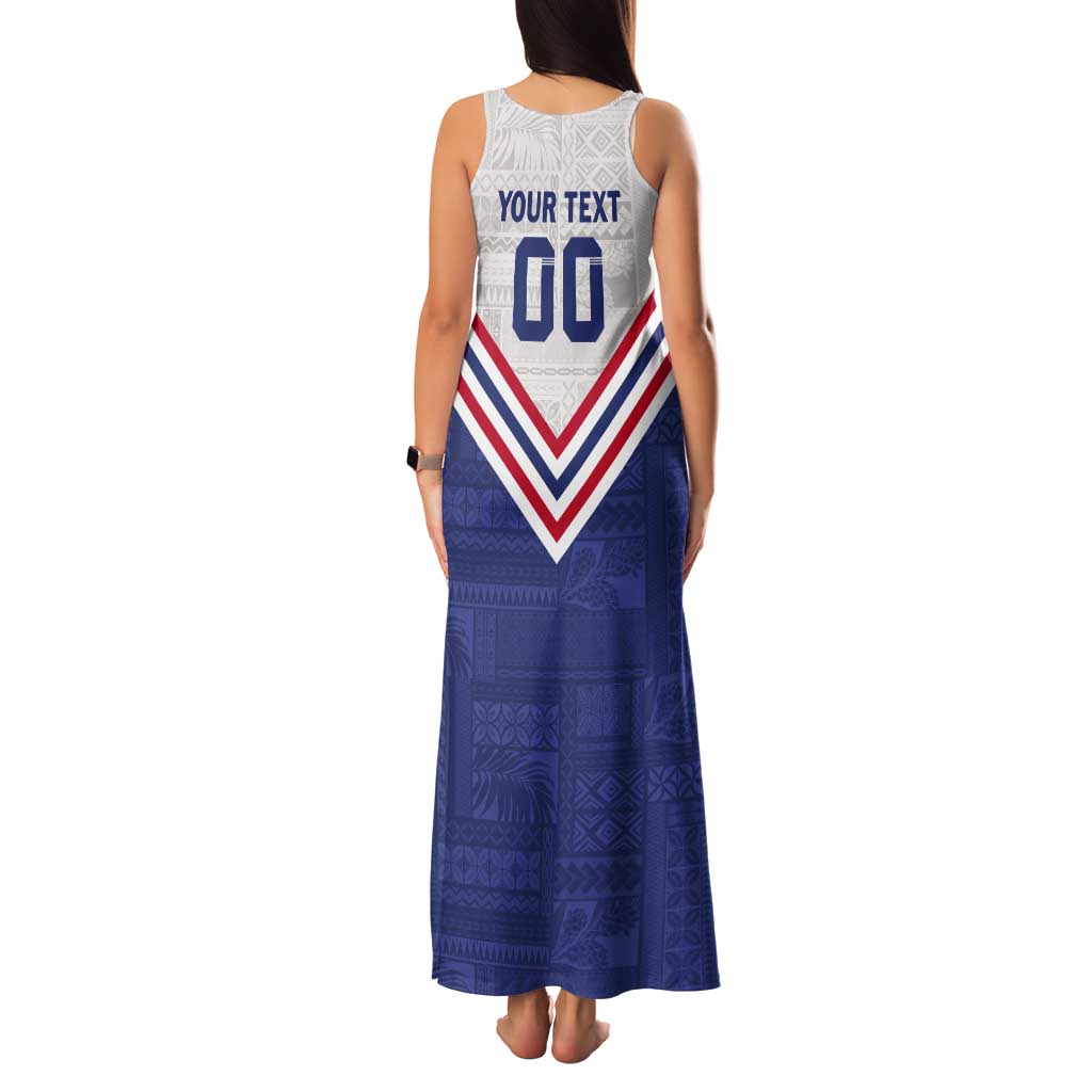 Custom Toa Samoa Rugby Tank Maxi Dress 1992-1993 Special Edition LT01 - Polynesian Pride
