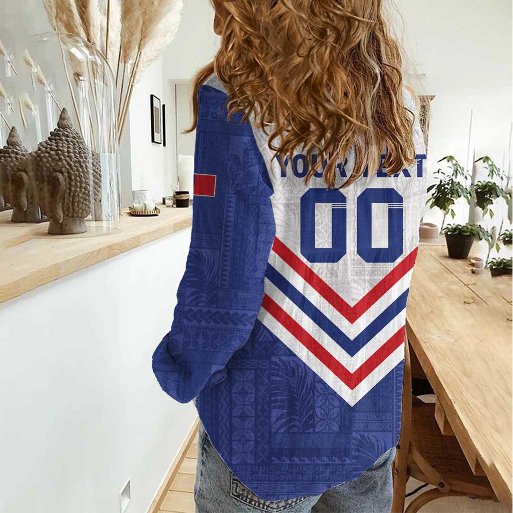 Custom Toa Samoa Rugby Women Casual Shirt 1992-1993 Special Edition LT01 - Polynesian Pride
