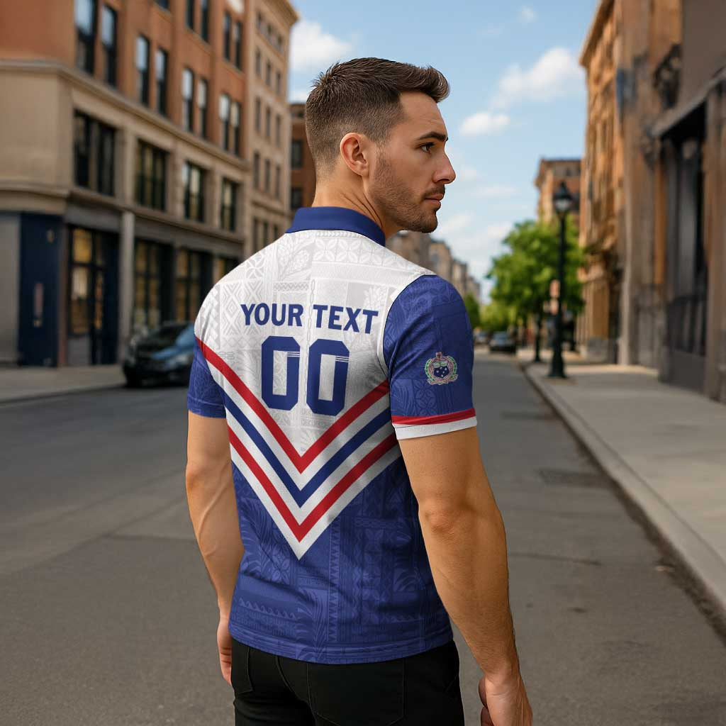 Custom Toa Samoa Rugby Zipper Polo Shirt 1992-1993 Special Edition LT01 - Polynesian Pride