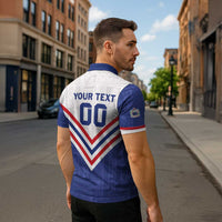 Custom Toa Samoa Rugby Zipper Polo Shirt 1992-1993 Special Edition LT01 - Polynesian Pride