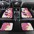 Maori Manta Ray Plumeria Royal Pink Car Mats