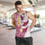 Maori Manta Ray Plumeria Royal Pink Men Tank Top