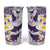 Maori Manta Ray Plumeria Deep Purple Tumbler Cup