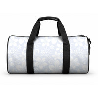 Plumeria Floral White Sunday Duffle Bag LT01 One size White - Polynesian Pride