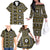 Fiji Masi Tapa Pattern Yellow Family Matching Off The Shoulder Long Sleeve Dress and Hawaiian Shirt - Polynesian Pride