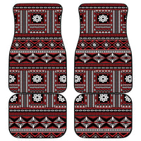 Fiji Masi Tapa Pattern Red Car Mats LT01 - Polynesian Pride