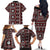 Fiji Masi Tapa Pattern Red Family Matching Off The Shoulder Long Sleeve Dress and Hawaiian Shirt - Polynesian Pride