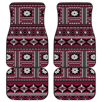 Fiji Masi Tapa Pattern Pink Car Mats LT01 - Polynesian Pride