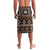 Fiji Masi Tapa Pattern Orange Lavalava - Polynesian Pride