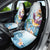 Hawaii Flamingo Car Seat Cover Plumeria Tropical Beach