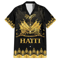 Haiti Neg Marron Gold Family Matching Long Sleeve Bodycon Dress and Hawaiian Shirt Lespwa pa anyen san aksyon LT01 Dad's Shirt - Short Sleeve Gold - Polynesian Pride