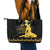 Haiti Neg Marron Gold Leather Tote Bag Lespwa pa anyen san aksyon