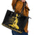 Haiti Neg Marron Gold Leather Tote Bag Lespwa pa anyen san aksyon