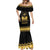 Haiti Neg Marron Gold Mermaid Dress Lespwa pa anyen san aksyon