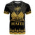 Haiti Neg Marron Gold T Shirt Lespwa pa anyen san aksyon