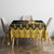 Haiti Neg Marron Gold Tablecloth Lespwa pa anyen san aksyon